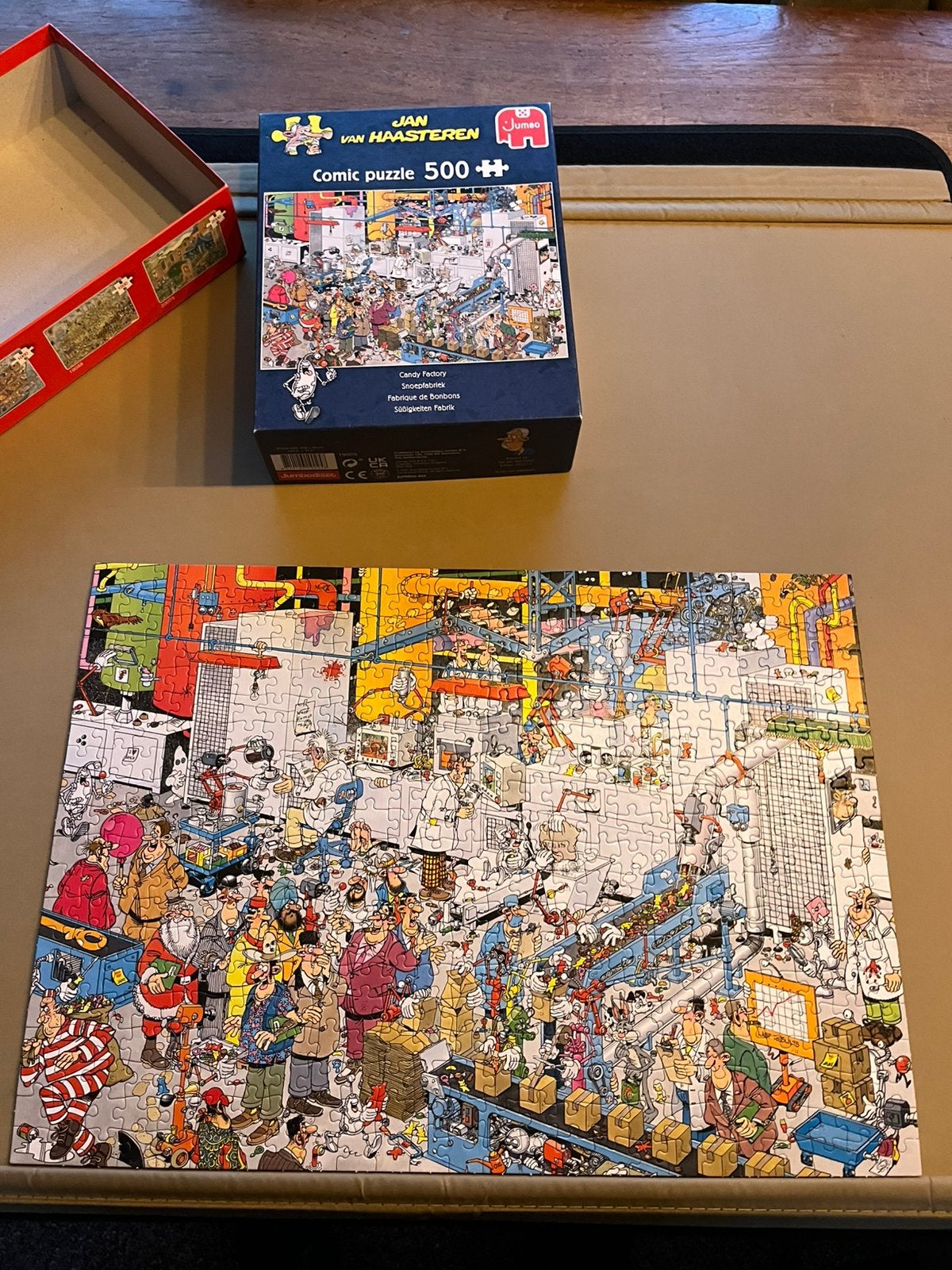 Jan van Haasteren puzzel., Ophalen, 500 t/m 1500 stukjes, Zo goed als nieuw