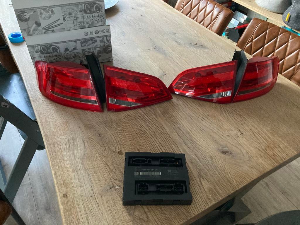 Audi A4 B8 limousine Achterlichten Set met Module, Auto-onderdelen, Ophalen of Verzenden, Gebruikt, Audi