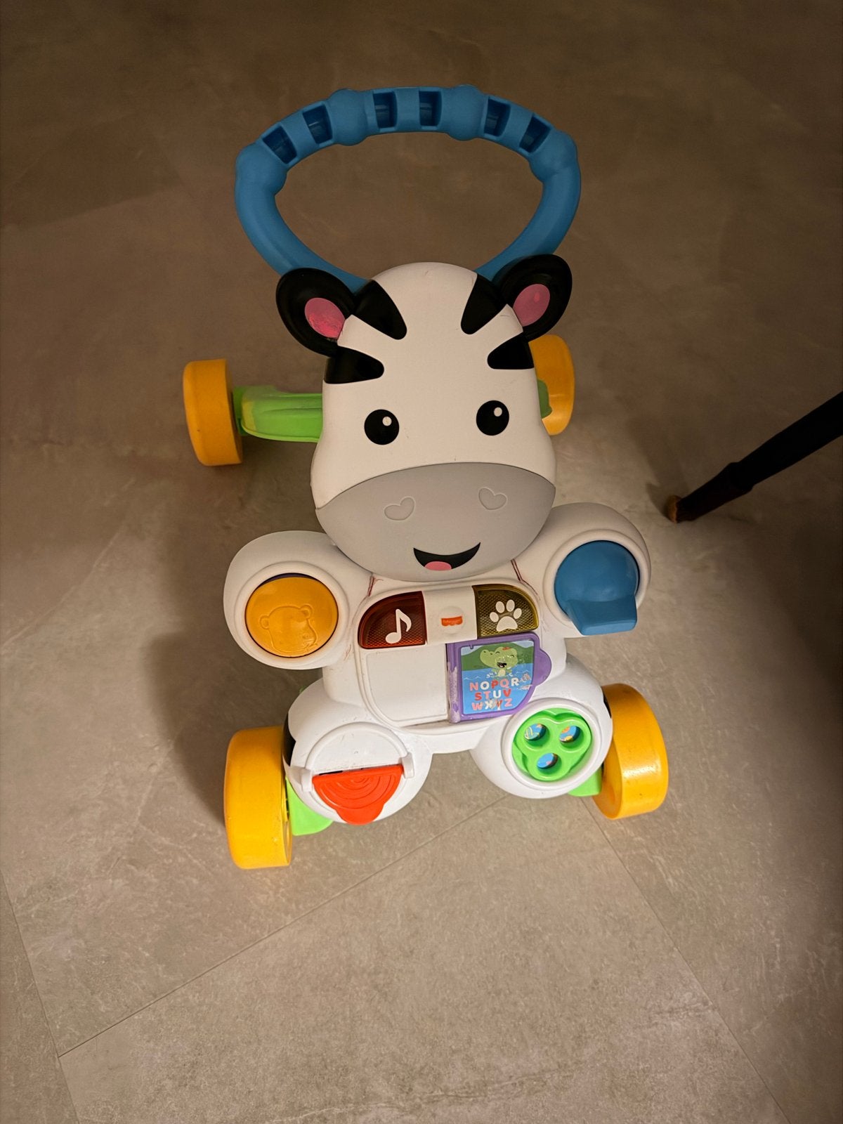 Fisher-Price Zebra Loopwagentje met Geluid en Licht, Ophalen, Gebruikt, Overige typen, Met licht