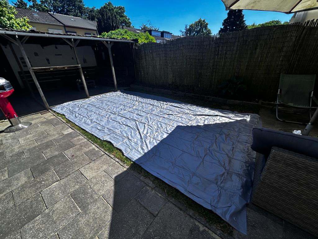 Dry Border opblaasbaar grondzeil 250x500cm, Ophalen, Nieuw