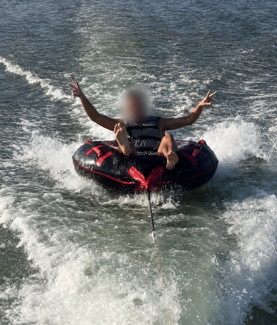 Opblaasbare waterband voor watersport - Camouflage, Ophalen, Gebruikt