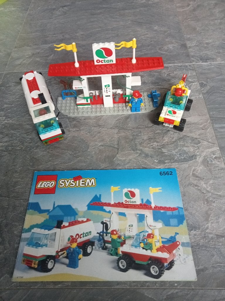 Lego Town Classic Town Gas Station 6562 Gas Stop Shop, City, Lego, Ophalen of Verzenden, Complete set