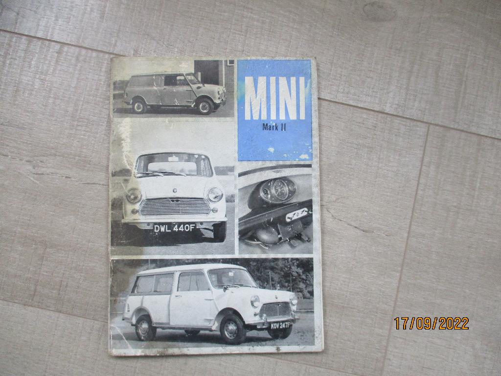 Austin Mini -Austin Innocenti -Instructie boekje -SALE !!, Ophalen of Verzenden