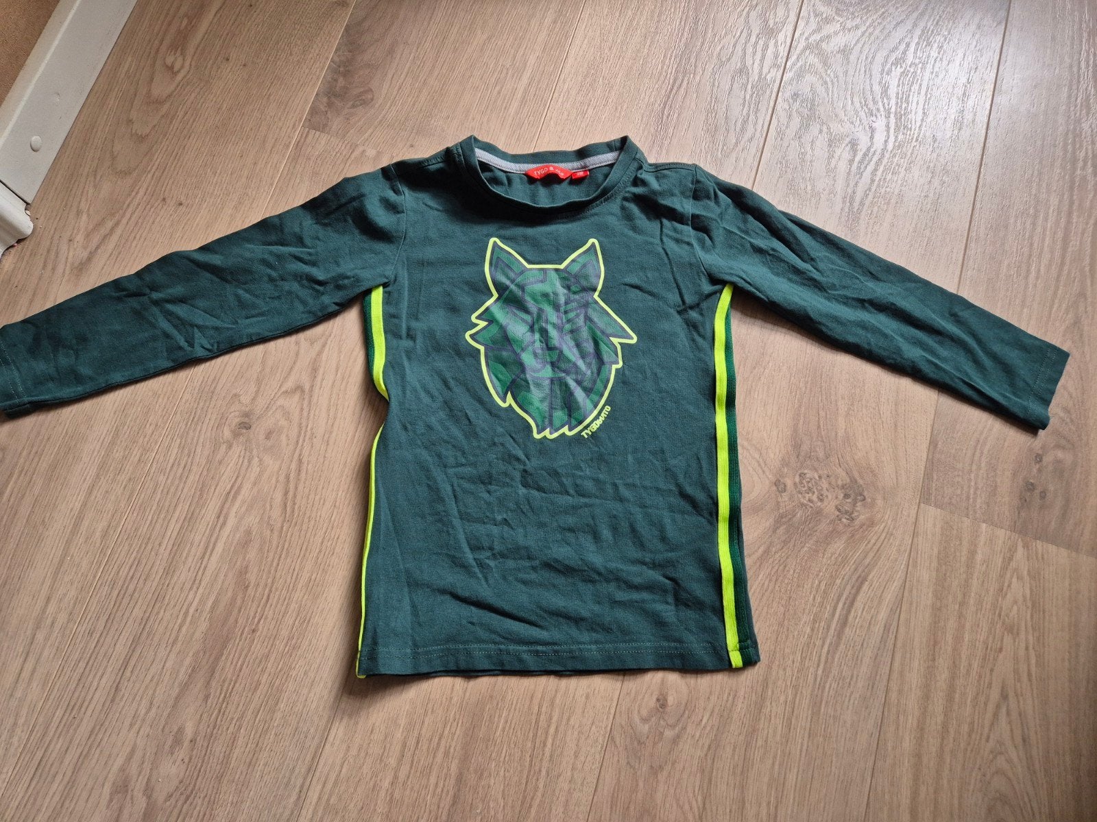 Tygo&Vito Longsleeve Groen Maat 110/116, Kinderen en Baby's, Gebruikt, Tygo&Vito, Ophalen of Verzenden, Shirt of Longsleeve