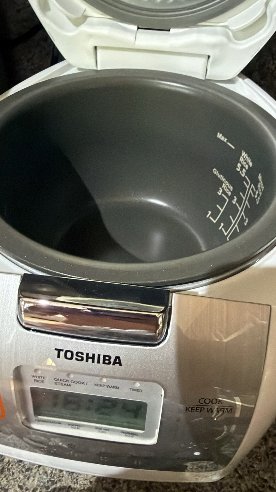 Japanse 1L Rijstkoker - Perfecte Rijst & Warmhoudfunctie, Ophalen of Verzenden, Gebruikt