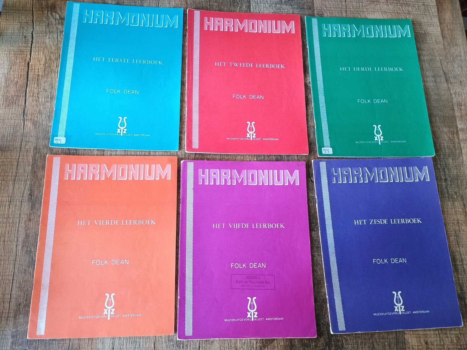 Folk Dean Harmonium - Deel 1 t/m 6, Muziek en Instrumenten, Ophalen of Verzenden, Gebruikt, Les of Cursus, Overige genres