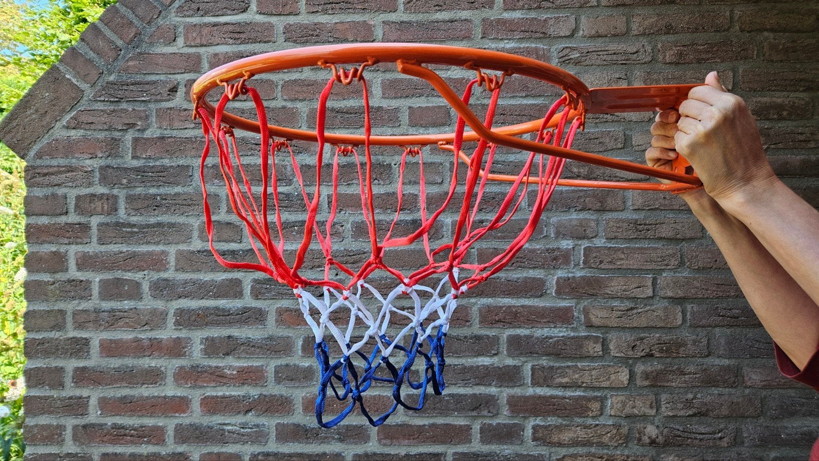 T-Pro 45cm basketball hoop met dubbele veer, Sport en Fitness, Basketbal, Ophalen, Zo goed als nieuw, Ring, Bord of Paal