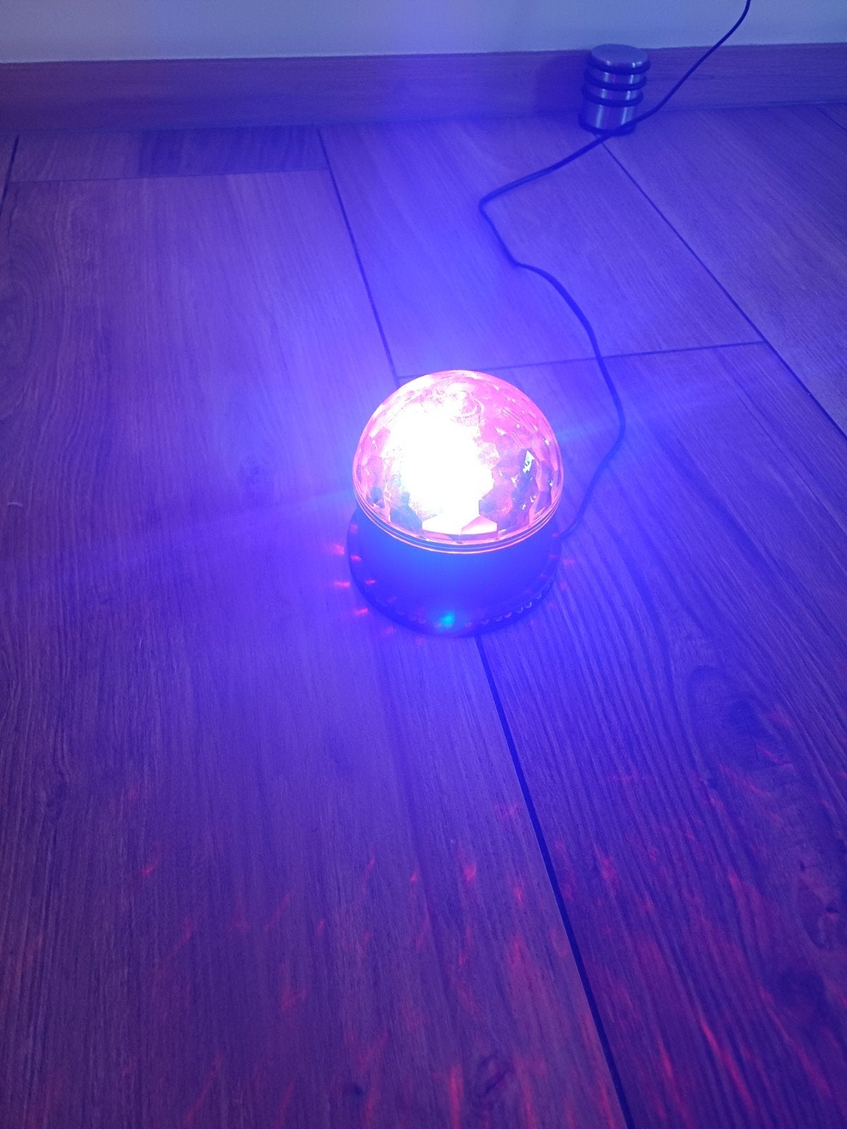Discobol met afstandsbediening - Feestverlichting, Ophalen of Verzenden, Gebruikt, Discobol, Geluidgestuurd