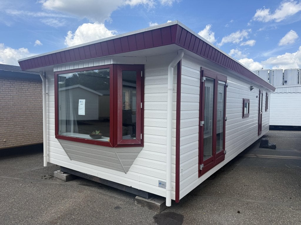 Continental Chalet 11.10 x 3.80 m CV 2 SLP, Caravans en Kamperen, Stacaravans, Niet ingevuld, Niet ingevuld, Niet ingevuld