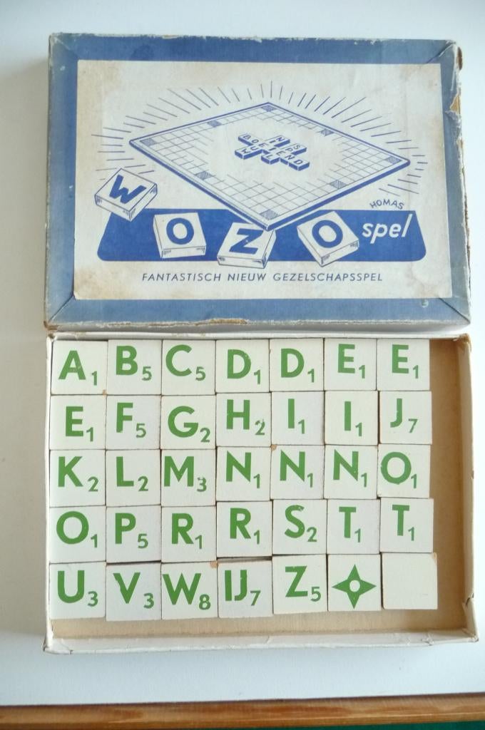 WOZO MYSTERIEUS SPEL VAN HOMAS 1950 NOG KOMPLEET EN GOED, Verzenden