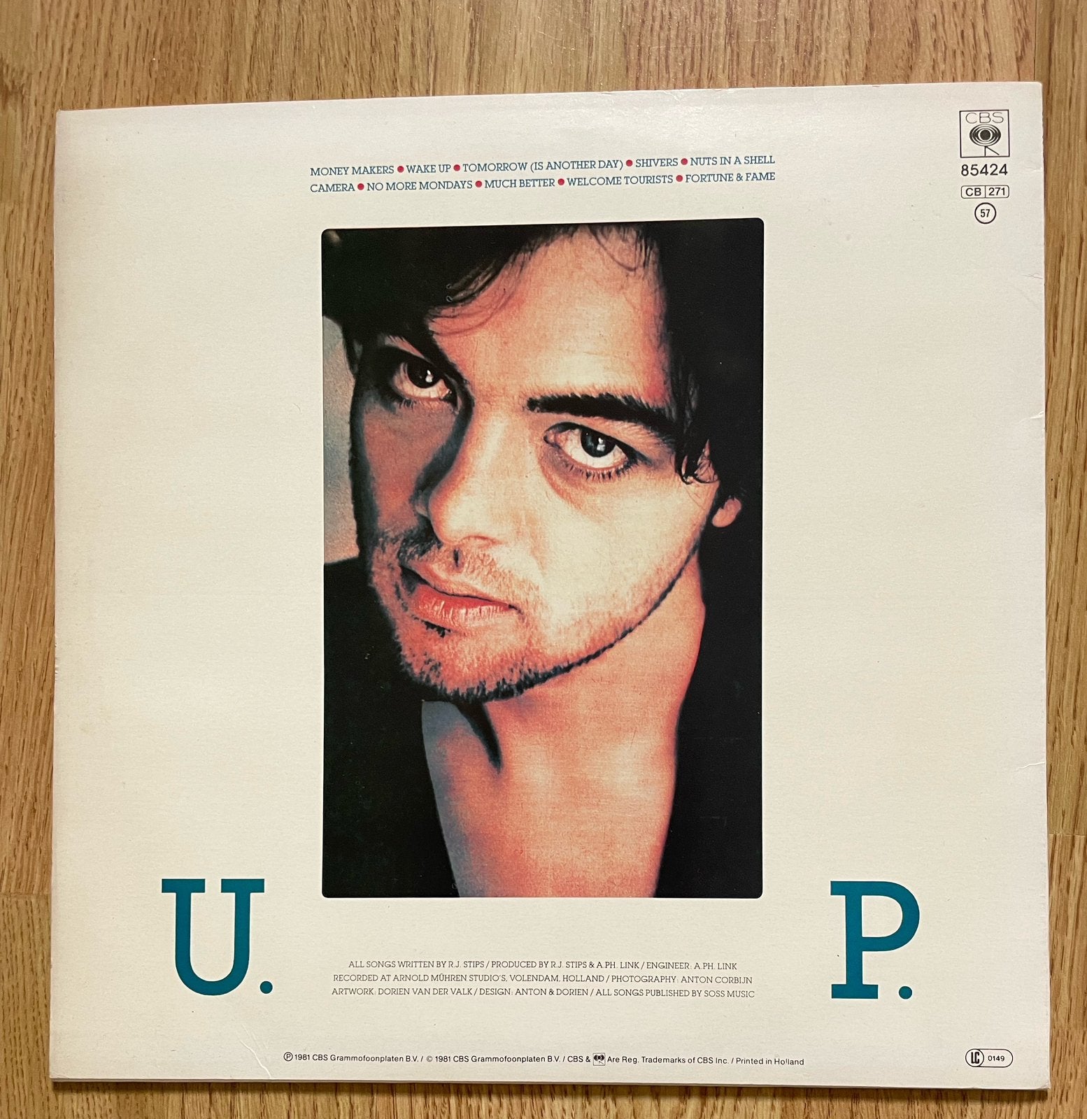 Robert Jan Stips - U.P. LP (1981) CBS Records (Supersister), Ophalen of Verzenden, Gebruikt
