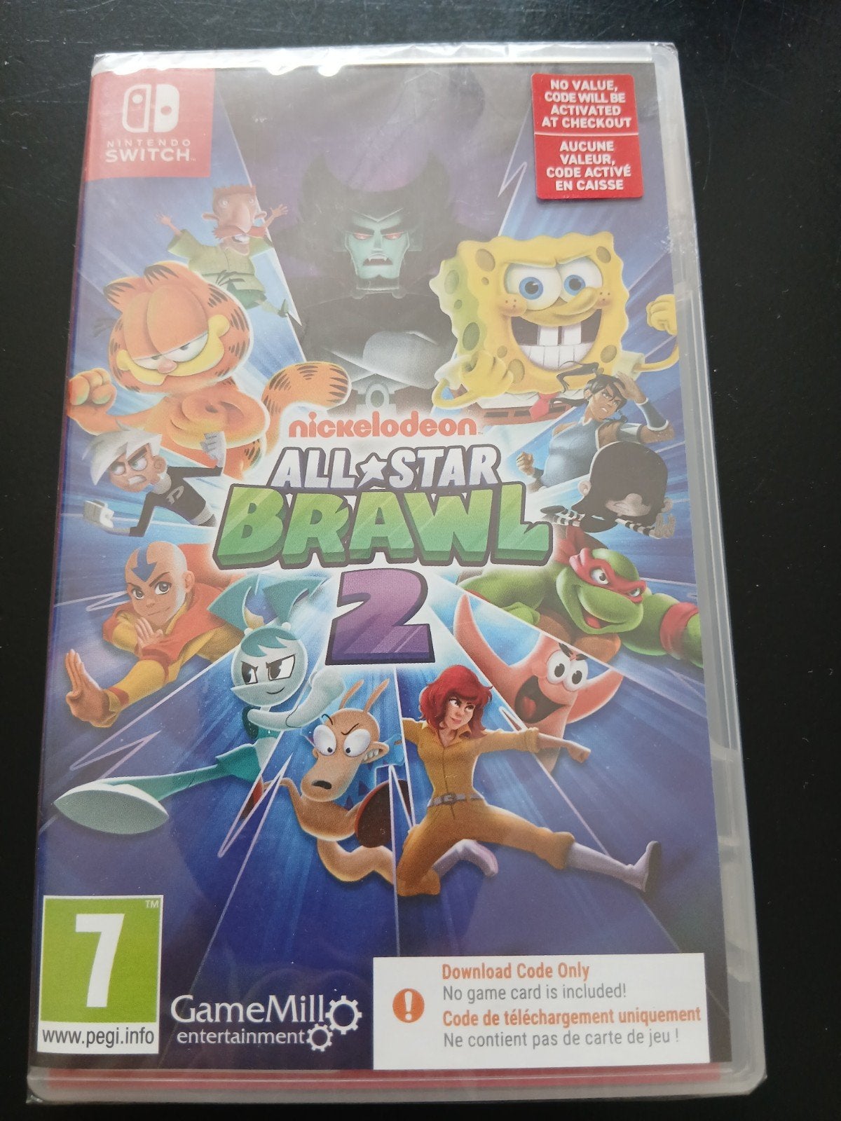 Nickelodeon All Star Brawl 2 Sealed Code Box Nintendo Switch, 1 speler, Ophalen of Verzenden, Nieuw