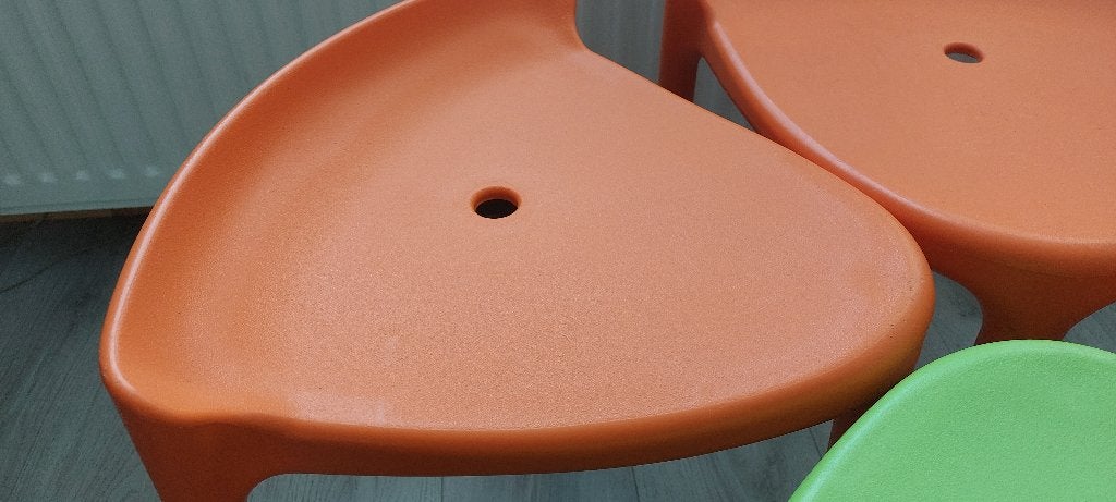 Italiaanse Pedrali Happy design krukken waterdicht douche, Ophalen, Nieuw, Wit, Eén