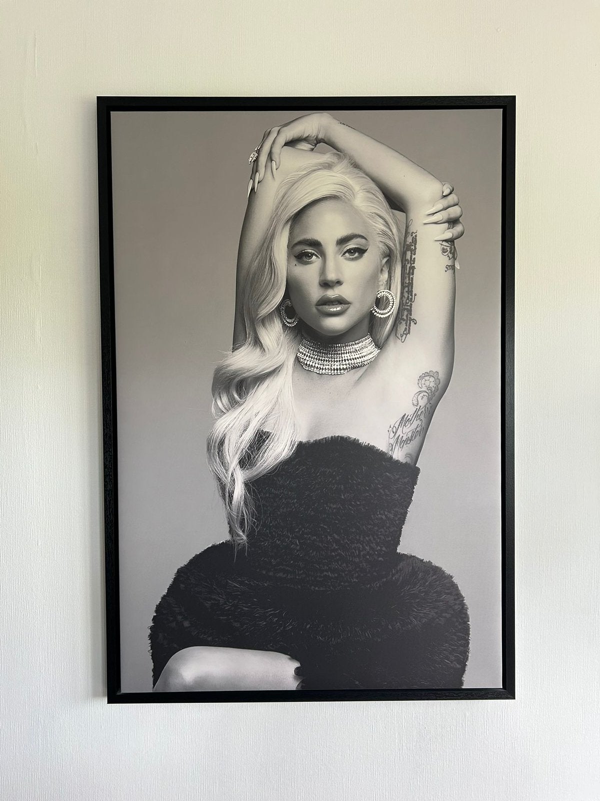 Canvas Lady Gaga - 126cm (L) x 86cm (B), Ophalen