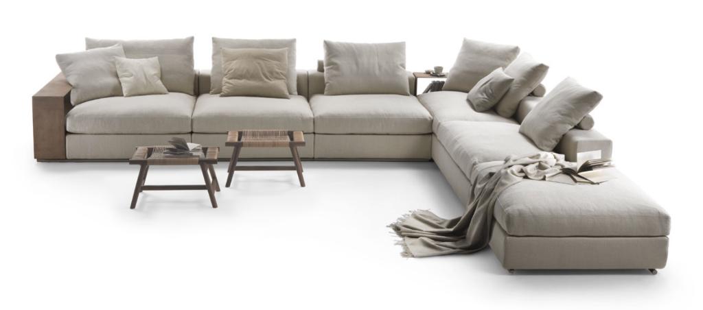 Flexform Groundpiece, Huis en Inrichting, Banken | Bankstellen, Ophalen, Gebruikt, 100 tot 125 cm, Design