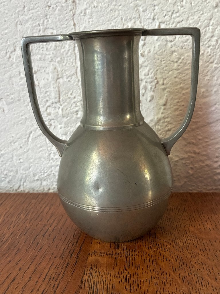 Vintage vaas Gero tin, Antiek en Kunst, Antiek | Tin, Ophalen of Verzenden