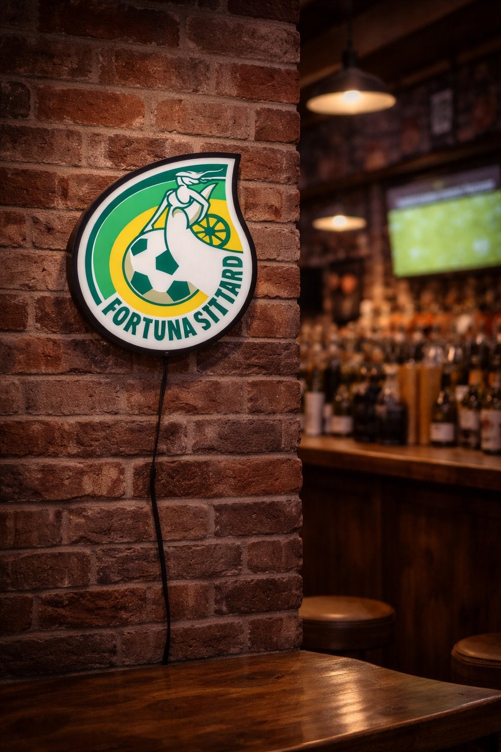 Fortuna Sittard Lamp 3D geprint - Nieuw, Ophalen of Verzenden, Nieuw