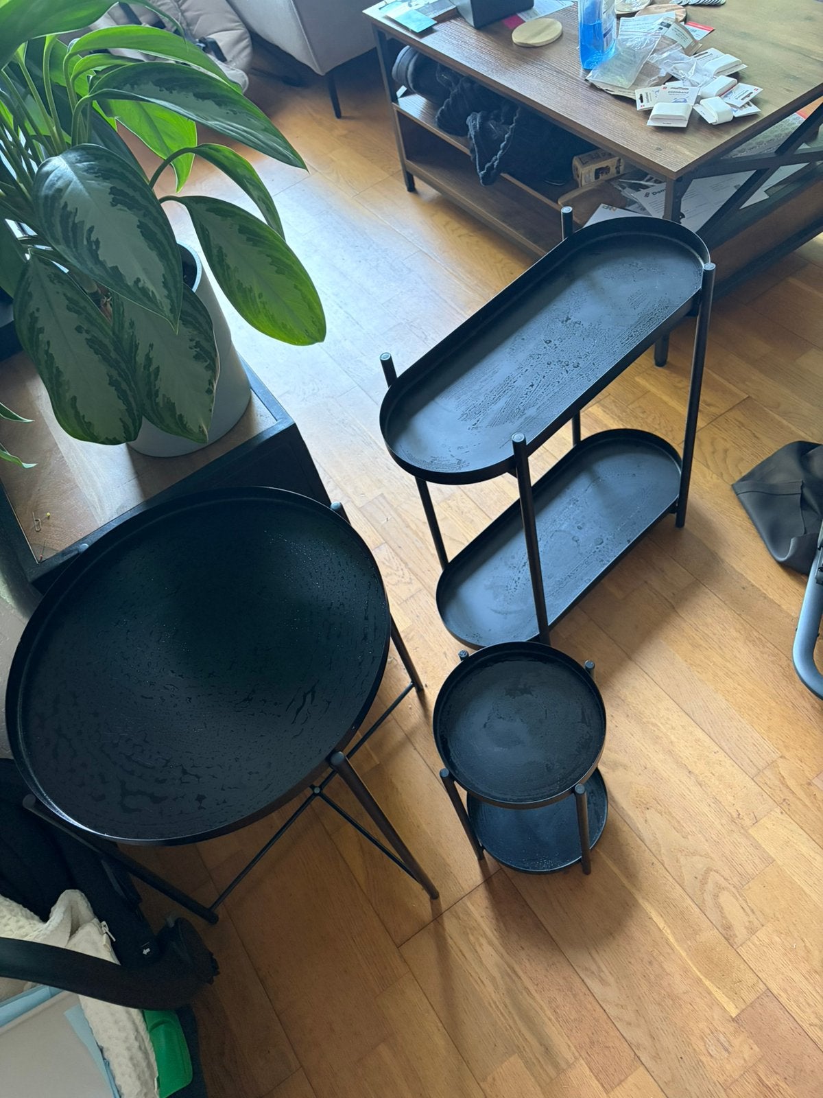 3 planten tafels van de ikea, Ophalen, Zo goed als nieuw