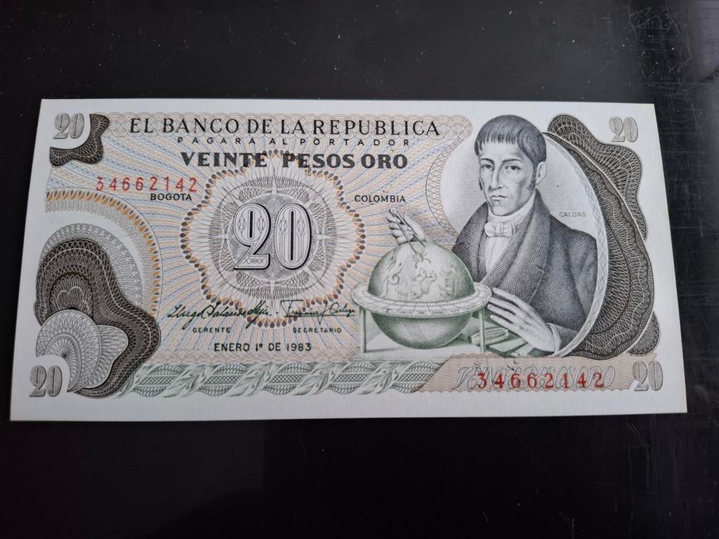 ### Colombia 20 pesos 1983 ###, Ophalen of Verzenden, Midden-Amerika