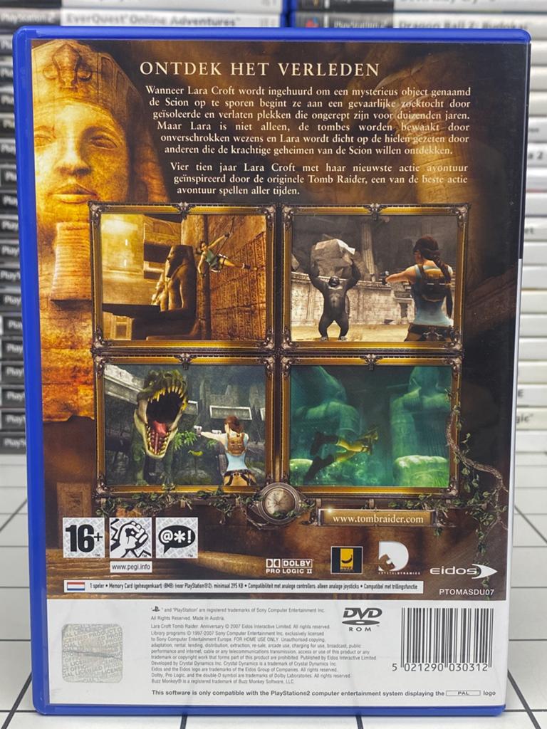 Tomb Raider Lara Croft Anniversary – PS2 PlayStation 2 Game, Avontuur en Actie, 1 speler, Eidos, Ophalen of Verzenden