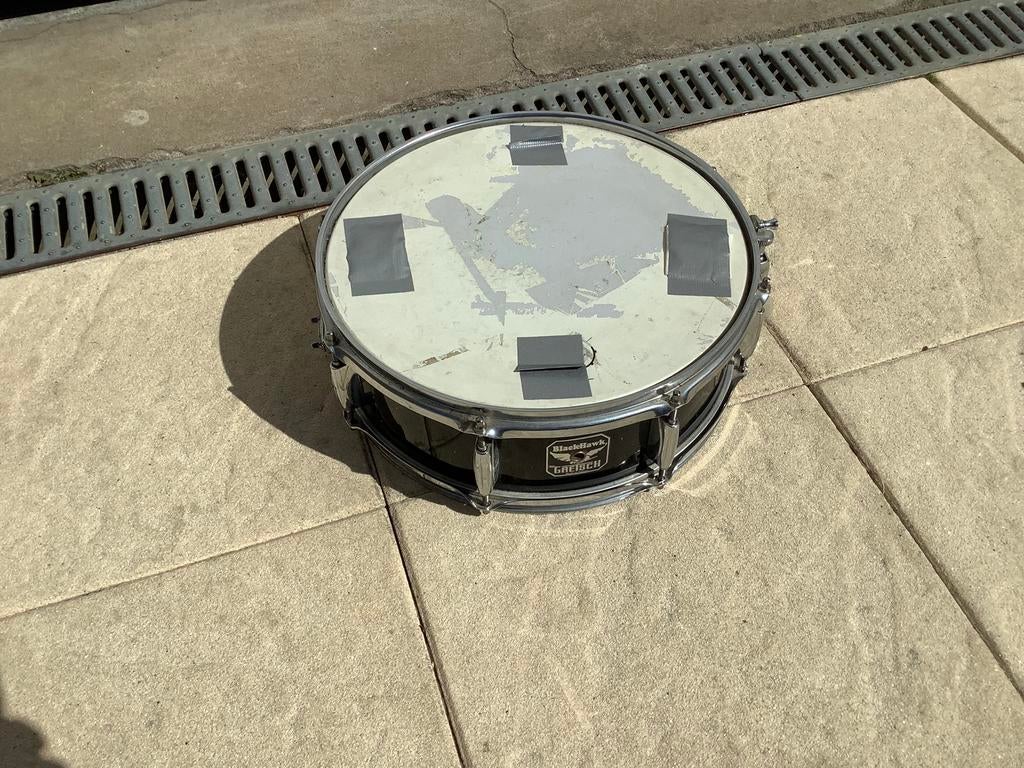 Black hawk gretsch snare drum, Muziek en Instrumenten, Ophalen of Verzenden, Gebruikt
