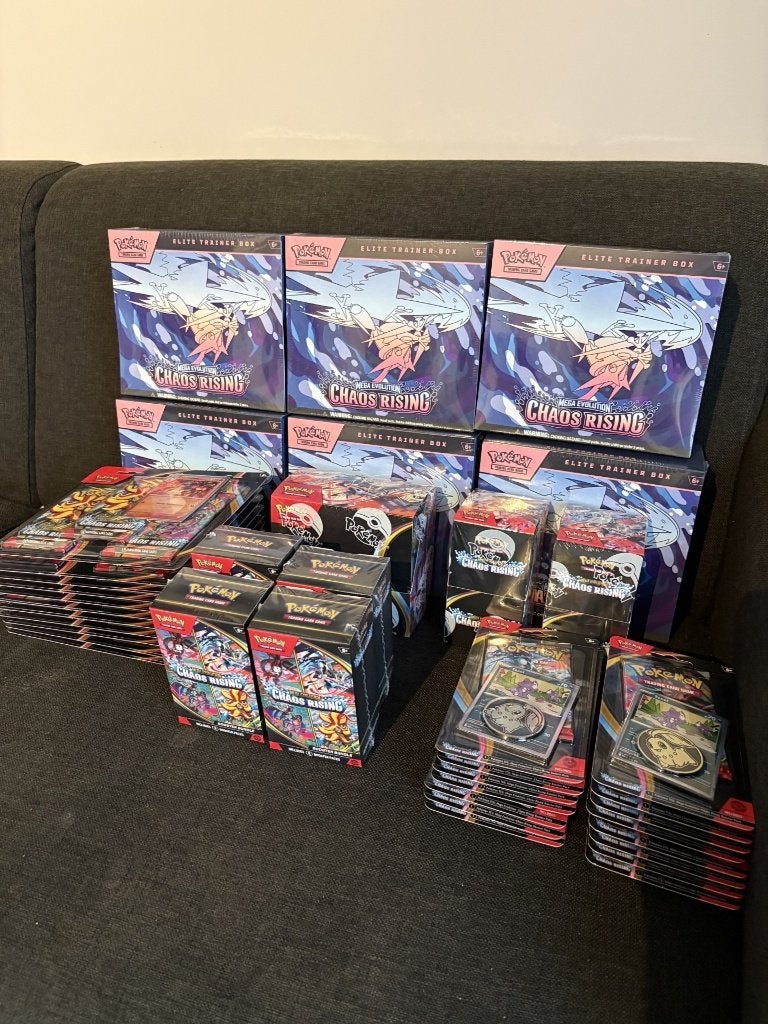 Pokémon Chaos Rising sealed lot!!, Ophalen of Verzenden, Nieuw, Boosterbox