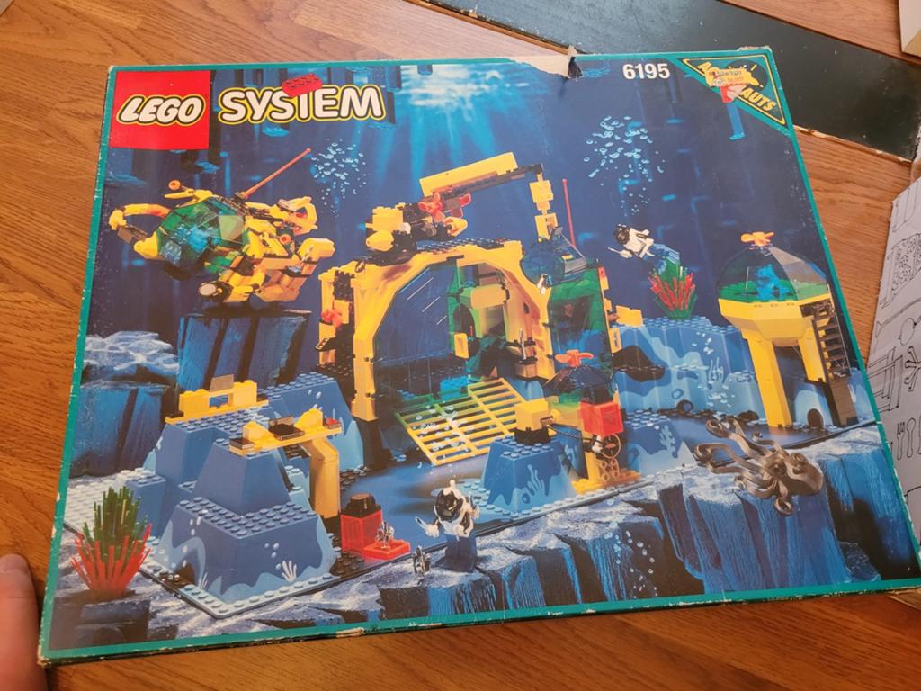 Lego System 6195 Grote Onderwater Set met Doos & Boekje, Verzenden, Gebruikt