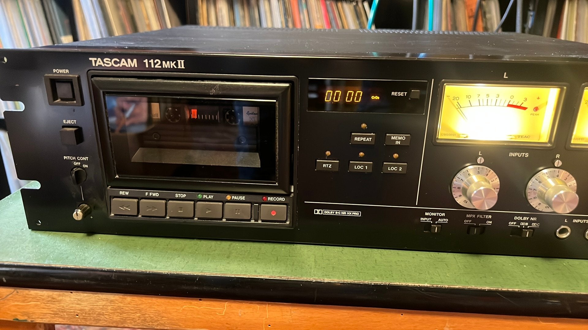 Tascam 112 MK II, Overige merken, Tascam, Tascam 112 MK II, Tiptoetsen