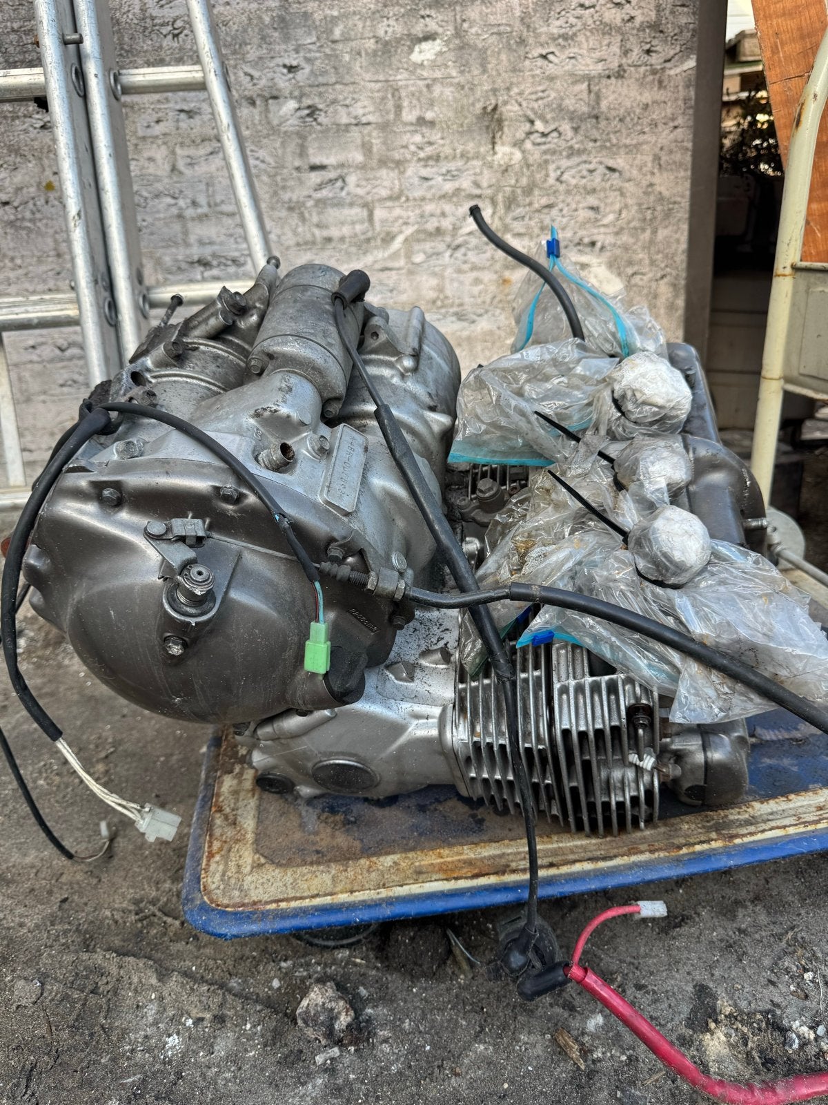 Yamaha XJ600S motorblok 4BR-065593, Ophalen, Gebruikt