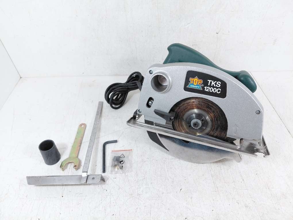 Nette Topkraft TKS 1200C handcirkelzaagmachine + accesoires., Niet ingevuld, Gebruikt, Topkraft, Niet ingevuld
