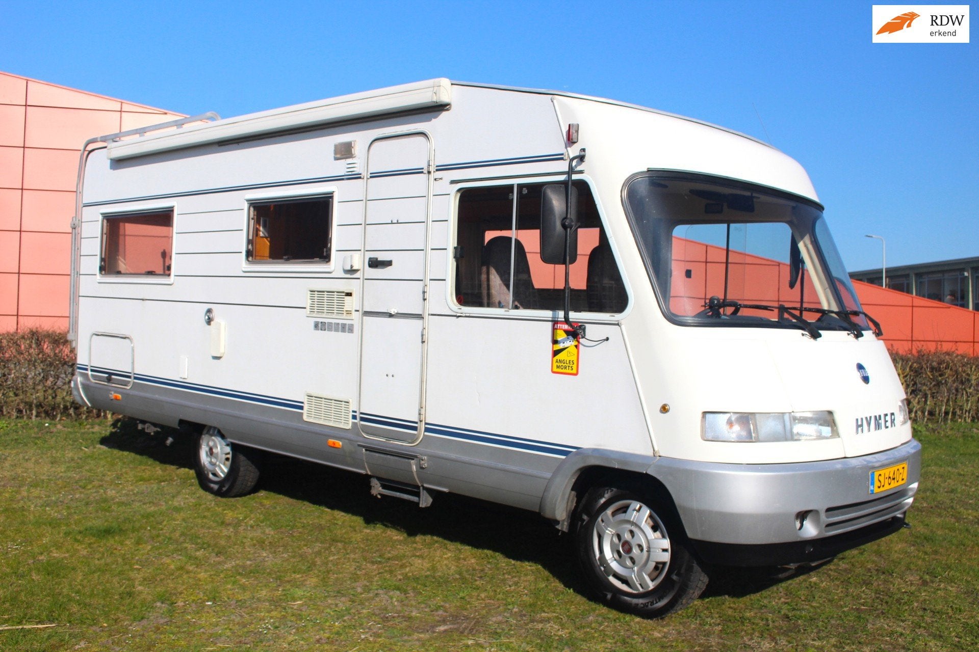 Hymer B644 2.5 Tdi , Airco (motorairco) Frans bed., Caravans en Kamperen, Campers, Integraal, 6 tot 7 meter, Bedrijf, Hymer