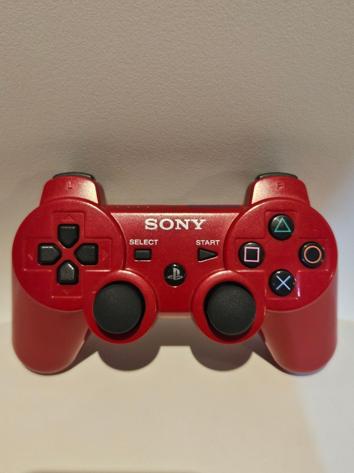 Sony PS3 Deep Red controller, PlayStation 3, Ophalen of Verzenden, Zo goed als nieuw, Controller