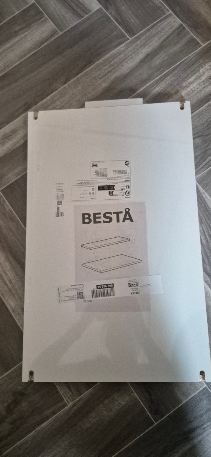 IKEA BESTÅ planken, wit, 56x36 cm - Nieuw in verpakking, Huis en Inrichting, Kasten | Overige, Ophalen, Nieuw
