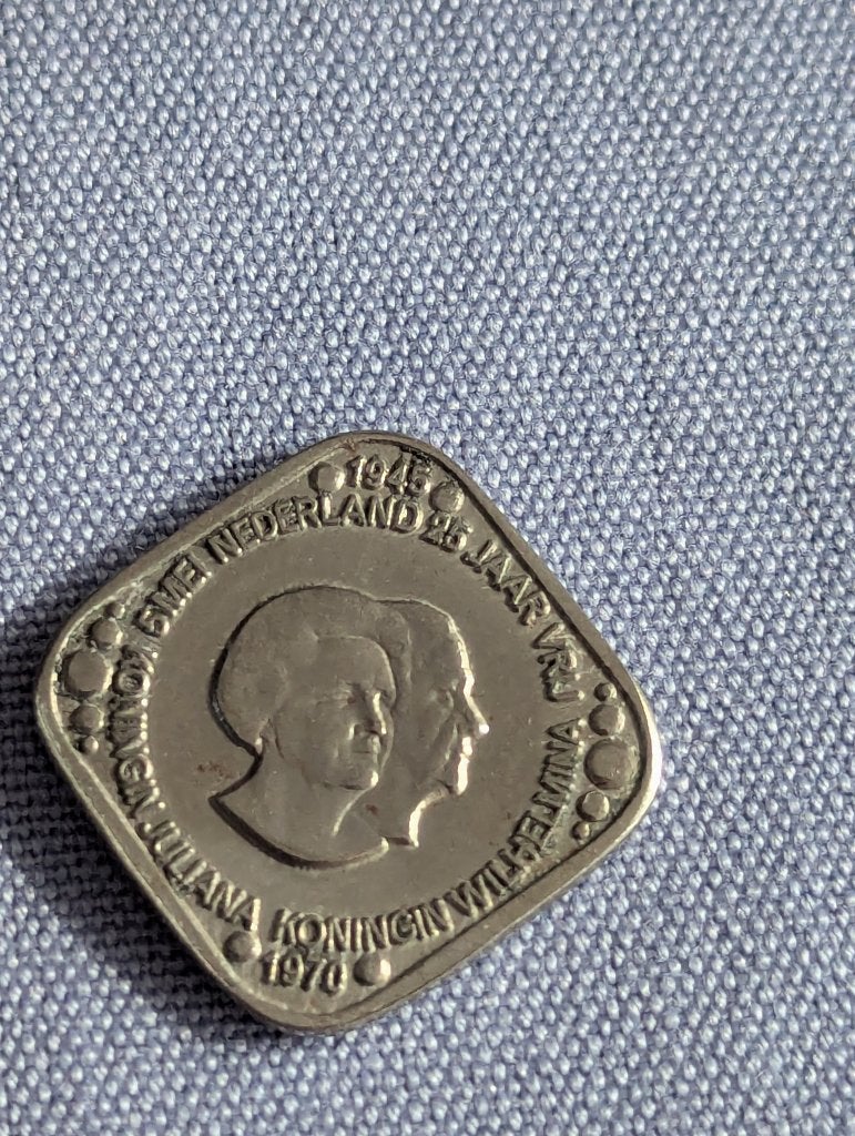 Herdenkingsmunt 5 cent, Postzegels en Munten, Ophalen of Verzenden, Nederland, Munten