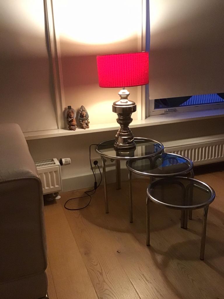 Schemerlamp, Huis en Inrichting, Lampen | Tafellampen, Ophalen, Zo goed als nieuw, Minder dan 50 cm