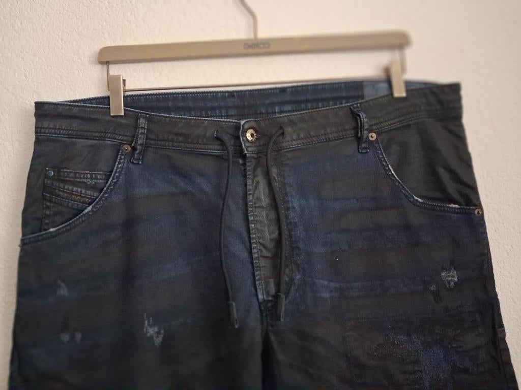 Diesel Jeans Heren - Maat W40 L34 - Zwart/Grijs, Diesel, Zwart, Ophalen of Verzenden, Zo goed als nieuw