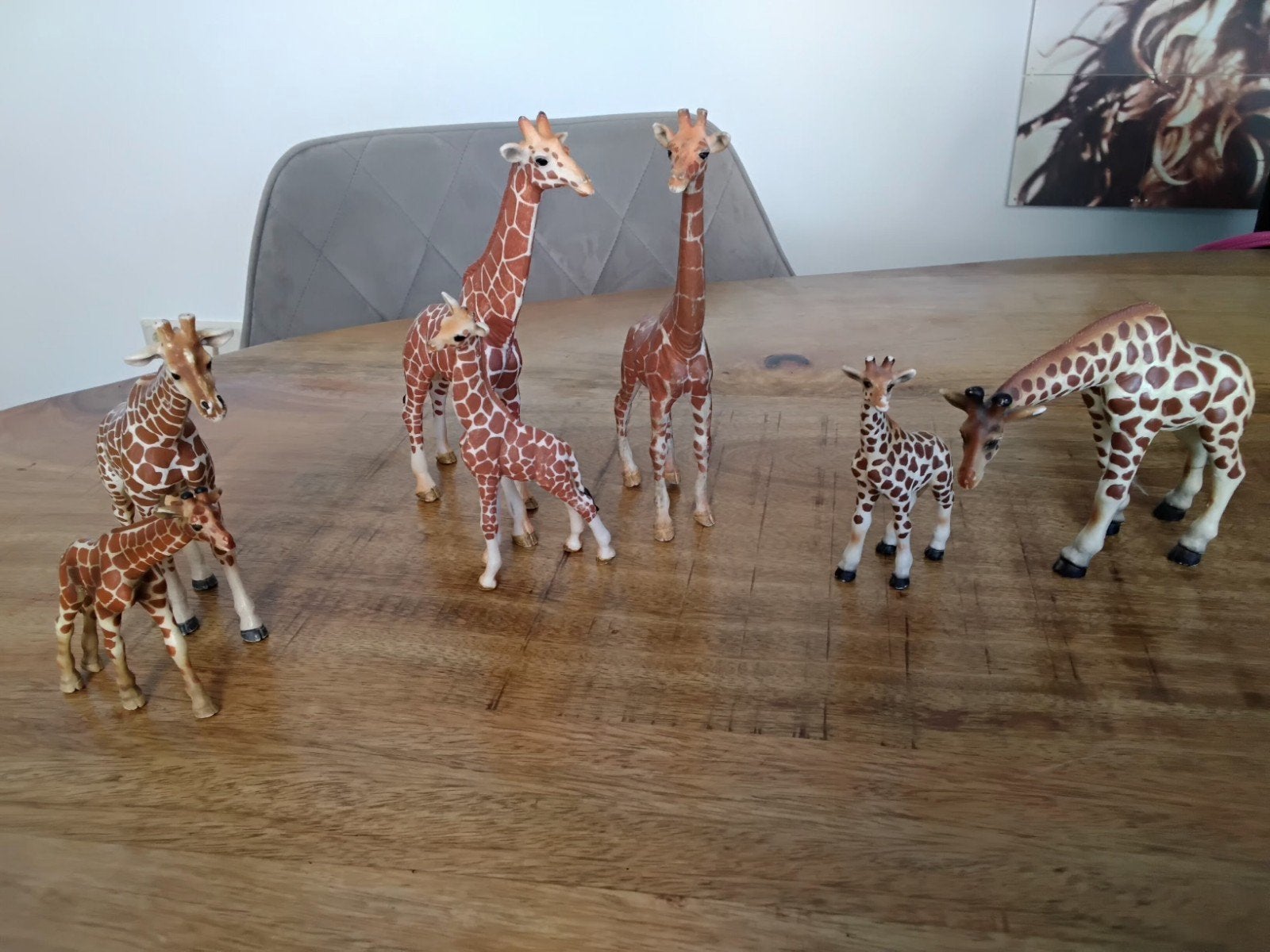 Schleich Giraffes, Verzamelen, Dierenverzamelingen, Ophalen of Verzenden, Zo goed als nieuw, Paard, Beeldje of Figuurtje