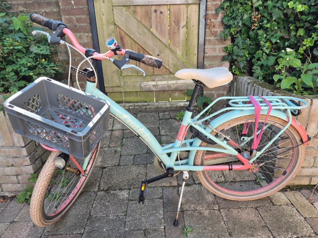 Loekie Prinses 22 inch meisjesfiets, Ophalen, Gebruikt, 22 inch, Loekie