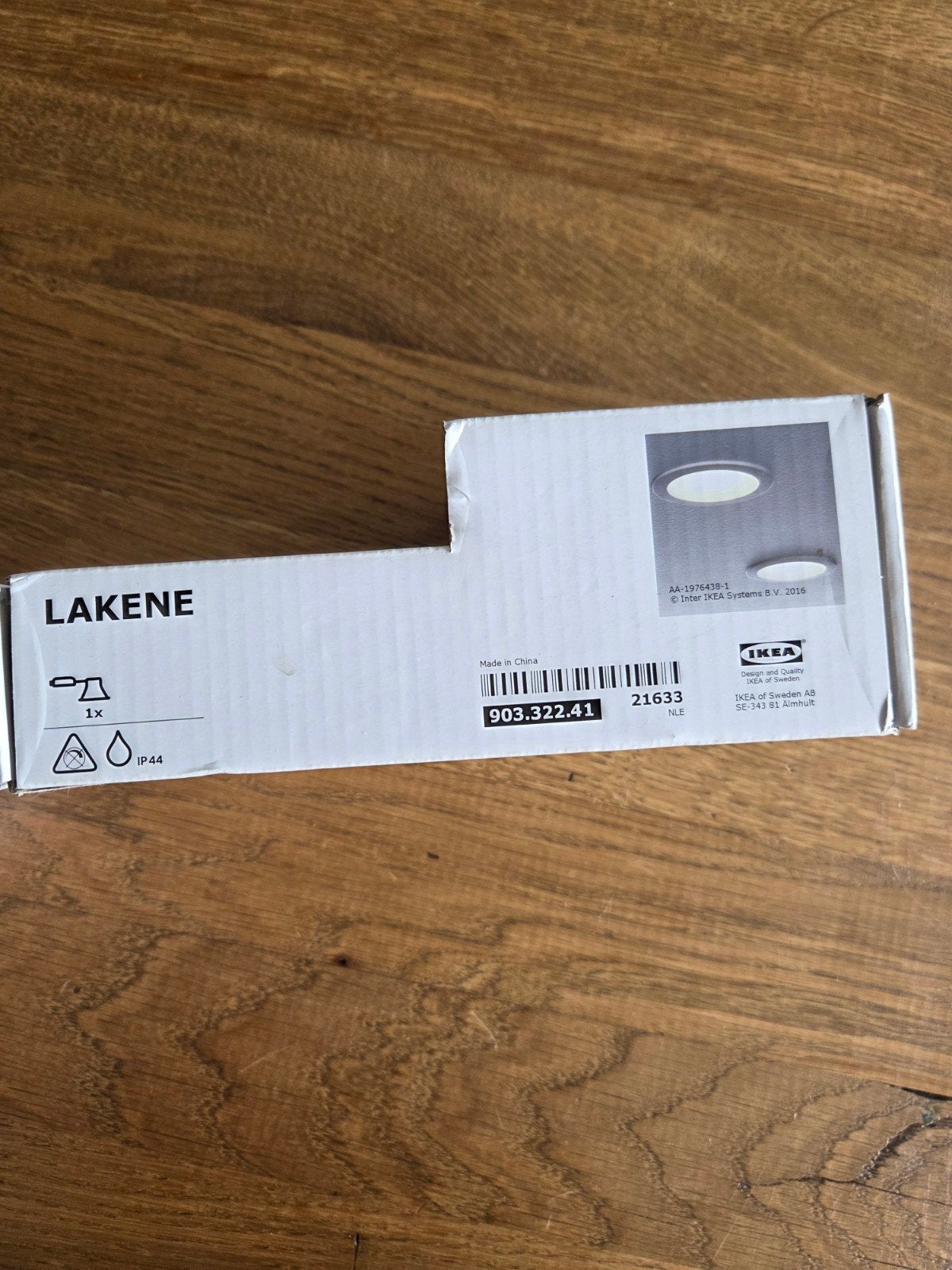inbouwspot Ikea, Kunststof, Nieuw, Ophalen of Verzenden, Inbouwspot