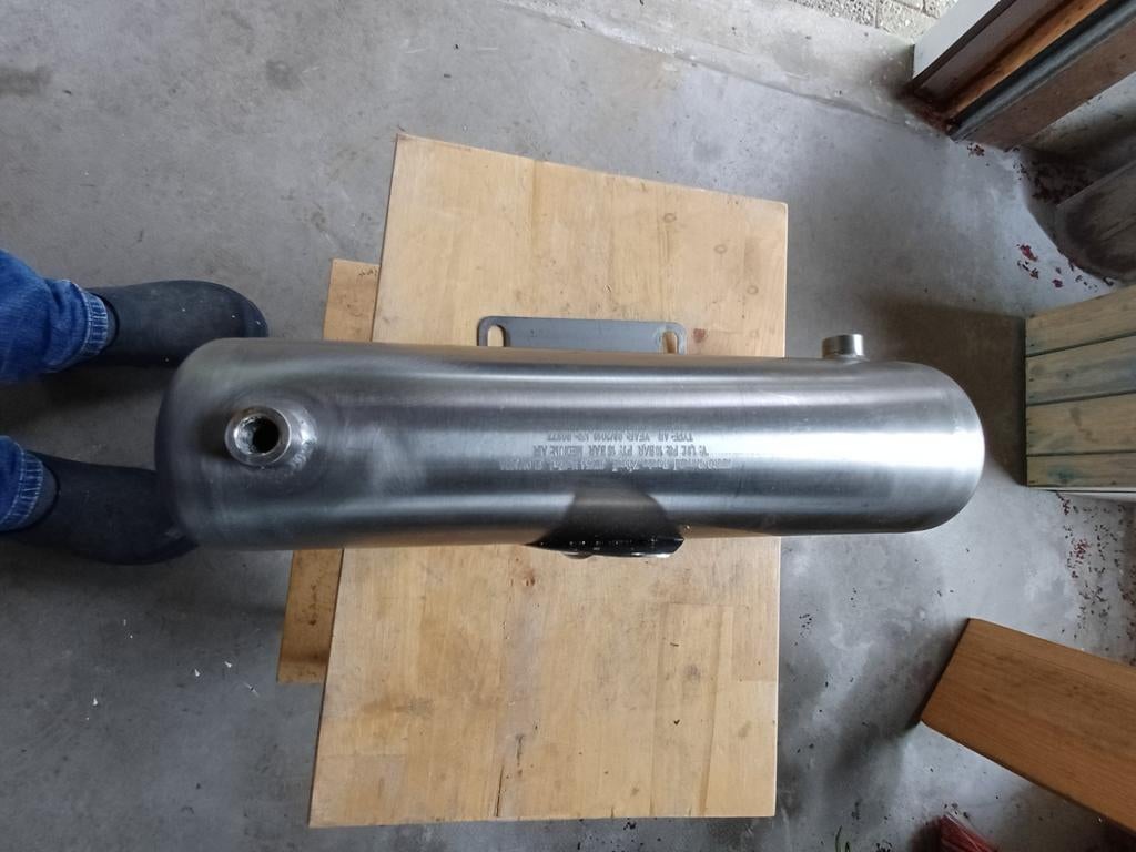 modelbouw rvs tankje. luchttankje rvs, compressor tankje rvs, Ophalen of Verzenden, Zo goed als nieuw, 1:50 of kleiner, Overige merken