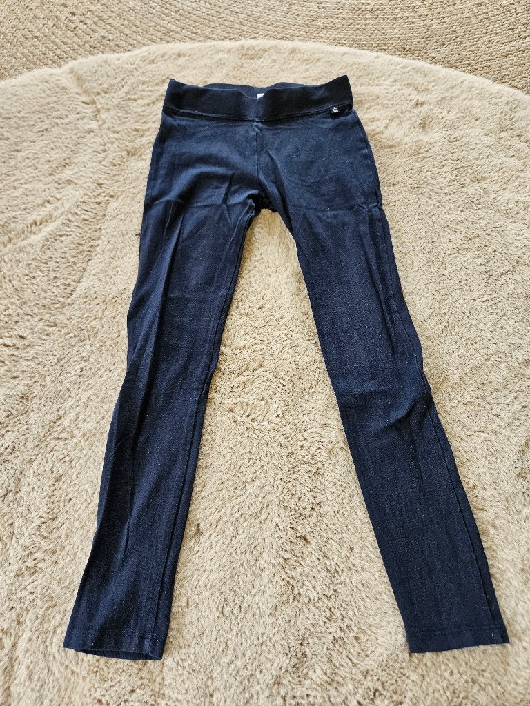 Blauwe legging van we fashion, maat 122-128, Broek, Meisje, Ophalen of Verzenden, Zo goed als nieuw