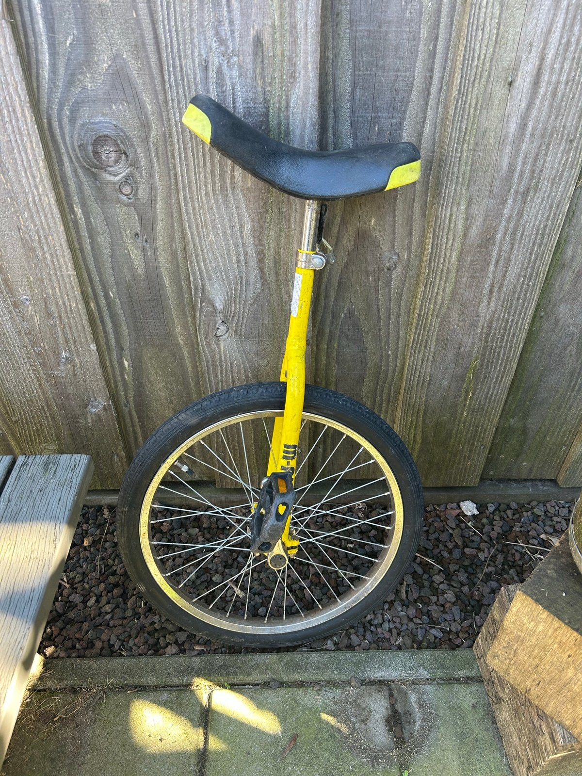 Gele eenwieler - Plezier voor jong en oud!, Fietsen en Brommers, Ophalen, Gebruikt
