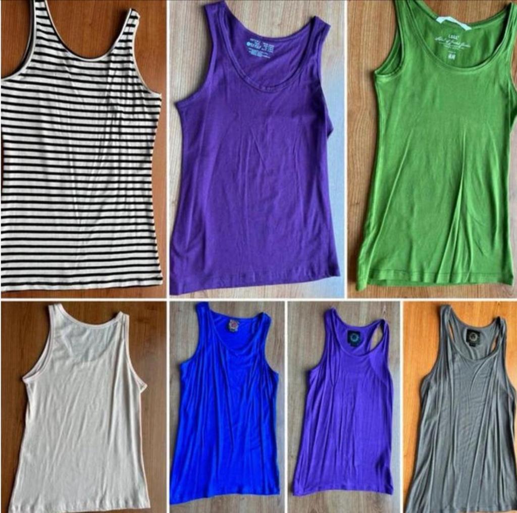 7 Meiden T-shirts Zomerpakket - Verschillende Kleuren, Ophalen of Verzenden, Zo goed als nieuw, Overige maten