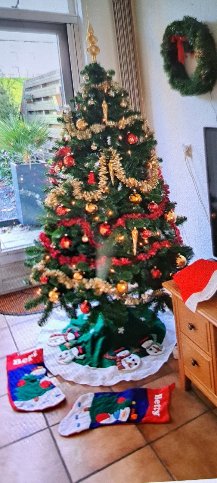 kunstkerstboom ongeveer 180 hoog, Diversen, Ophalen