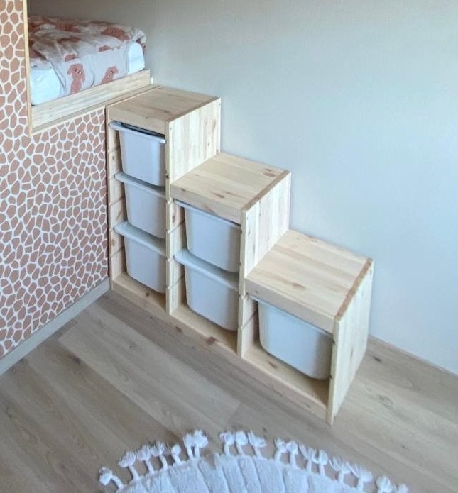 IKEA Trofast opbergsysteem met traptreden, Ophalen, Zo goed als nieuw, Kast