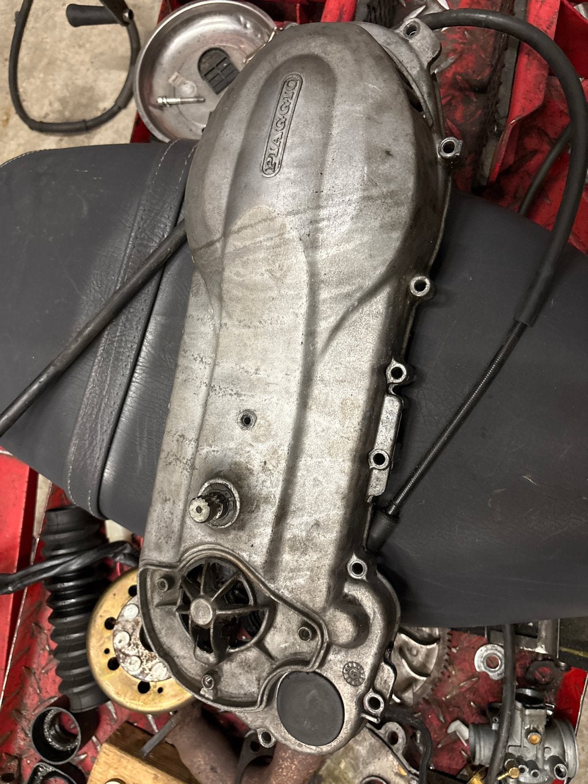 Gilera Runner 125cc 180cc Carterdeksel, Ophalen of Verzenden, Gebruikt, Overige typen, Piaggio