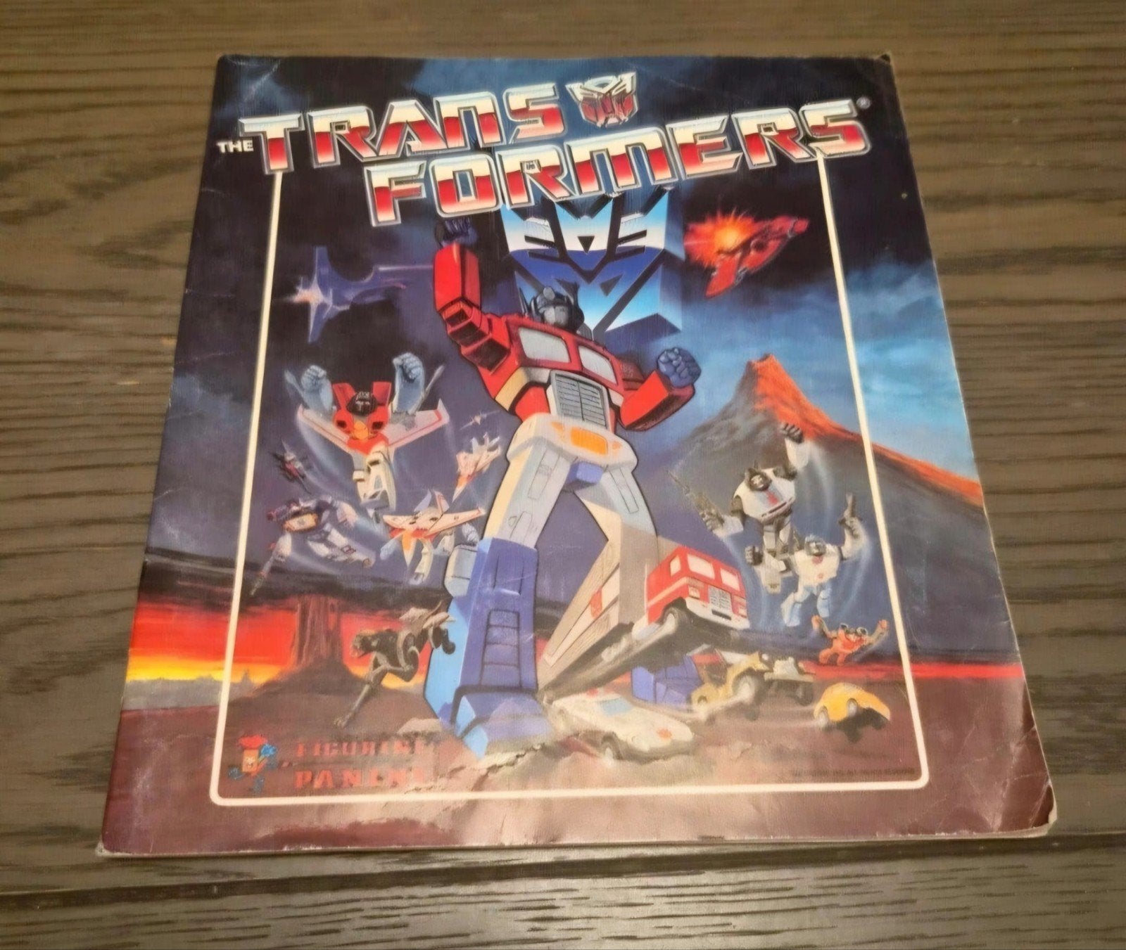 Vintage Transformers Panini Sticker Album (vol), Overige generaties, Ophalen of Verzenden, Gebruikt