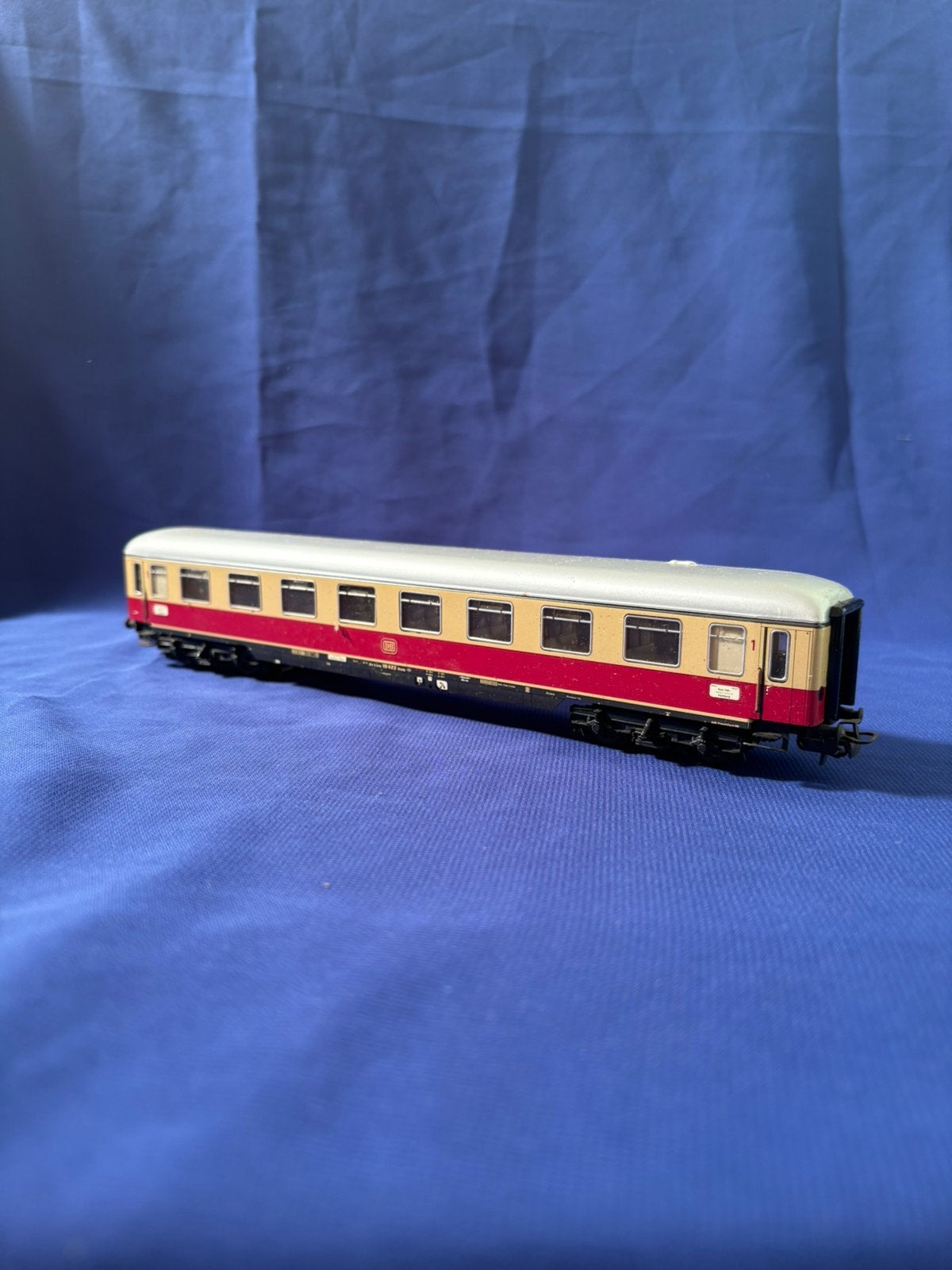 Verlicht Märklin H0 DB 1e klas sneltreinrijtuig, Wisselstroom, Gebruikt, Wagon, Ophalen of Verzenden