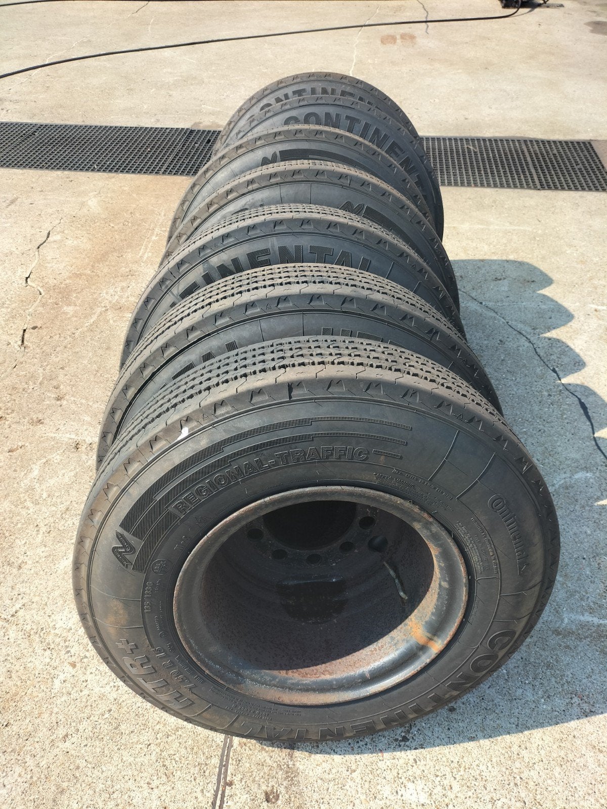 Continental Regional Traffic HTR+ 7.50 R15 Banden en Velgen, Auto-onderdelen, Banden en Velgen, Overige, Gebruikt, 15 inch, Banden en Velgen