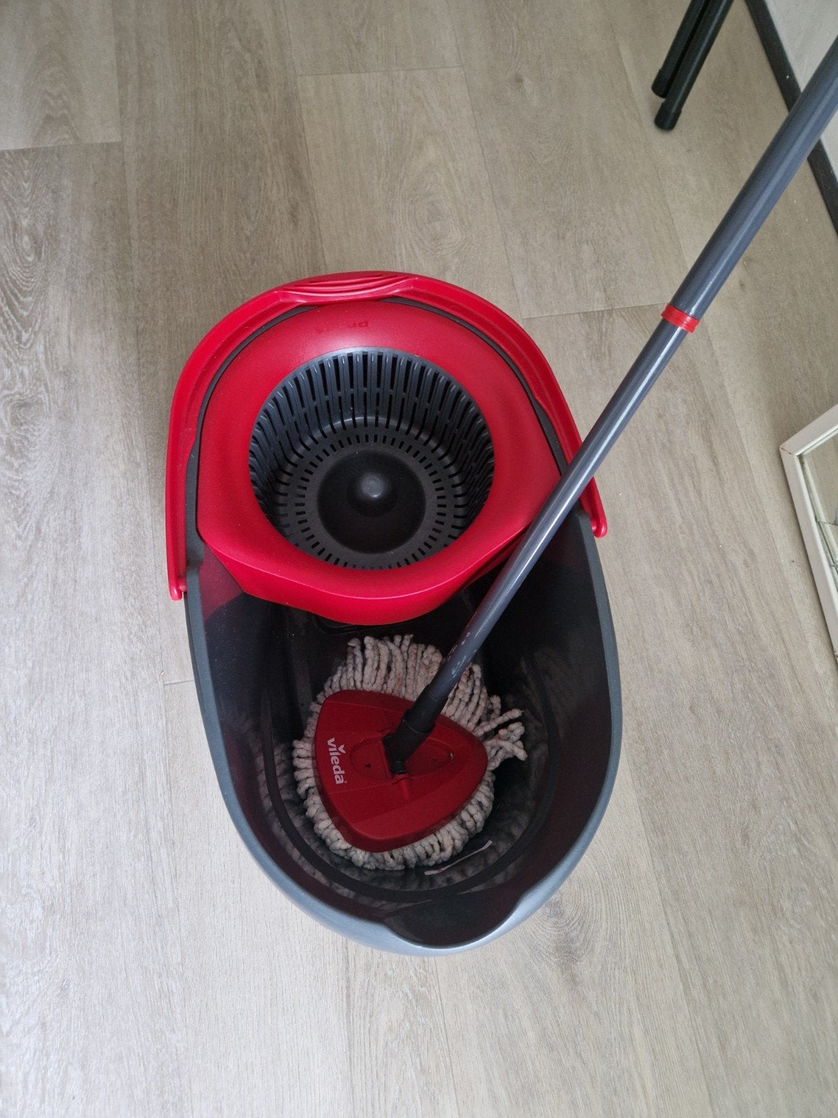 Dweilset, dweilmop plus emmer, Ophalen